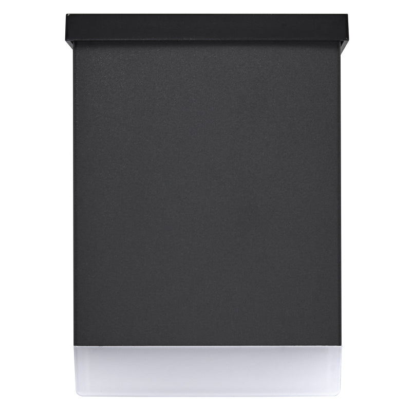 0.5W, 50lm, Endura Style Solar Quadro Wall DARK GRAY, 3000K, IP44, IK03, Led Ulkoseinävalaisin aurinkokennolla Osram