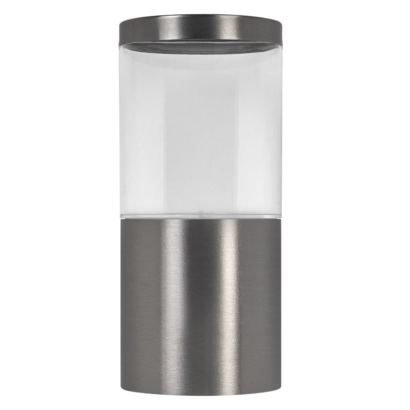 Endura Classic Ebro Wandleuchte Edelstahl, E27, IP44, IK03, Außenwandleuchtengehäuse Osram