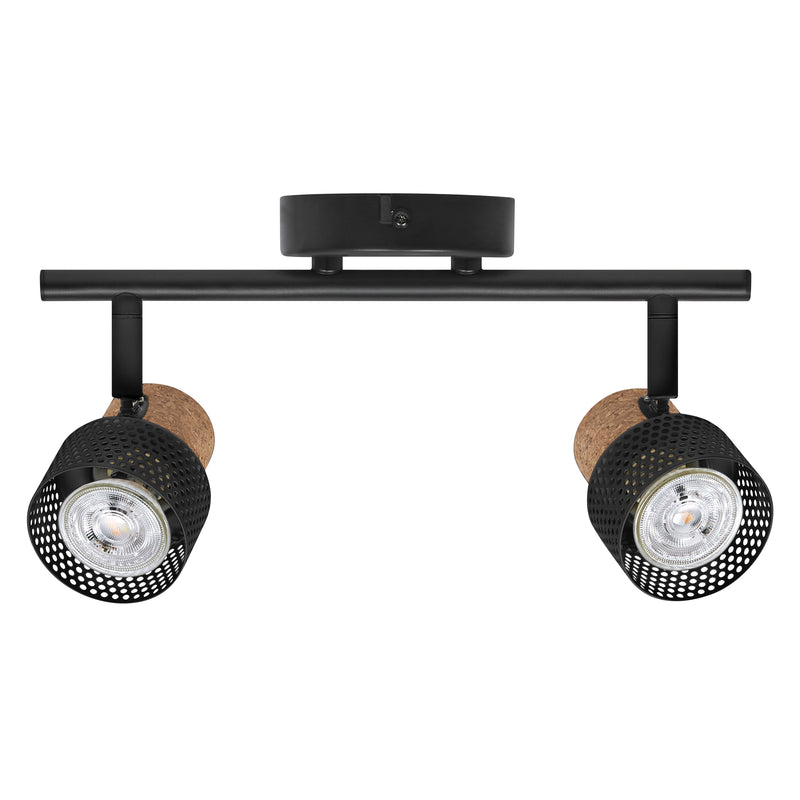 6.8W, 460lm, Decor Spot Cork DIM, 2xGU10, 2700K, IP20, IK03, 100x338mm, Osram LED Spotlight