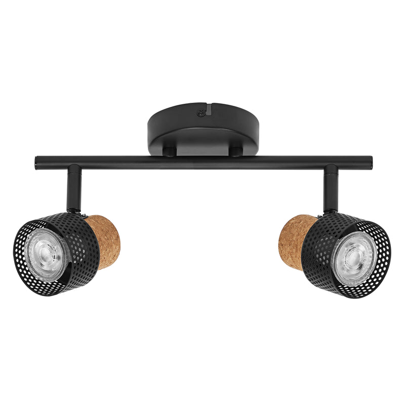 6.8W, 460lm, Decor Spot Cork DIM, 2xGU10, 2700K, IP20, IK03, 100x338mm, Osram LED Spotlight