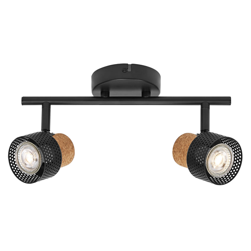 6.8W, 460lm, Decor Spot Cork DIM, 2xGU10, 2700K, IP20, IK03, 100x338mm, Osram LED Spotlight