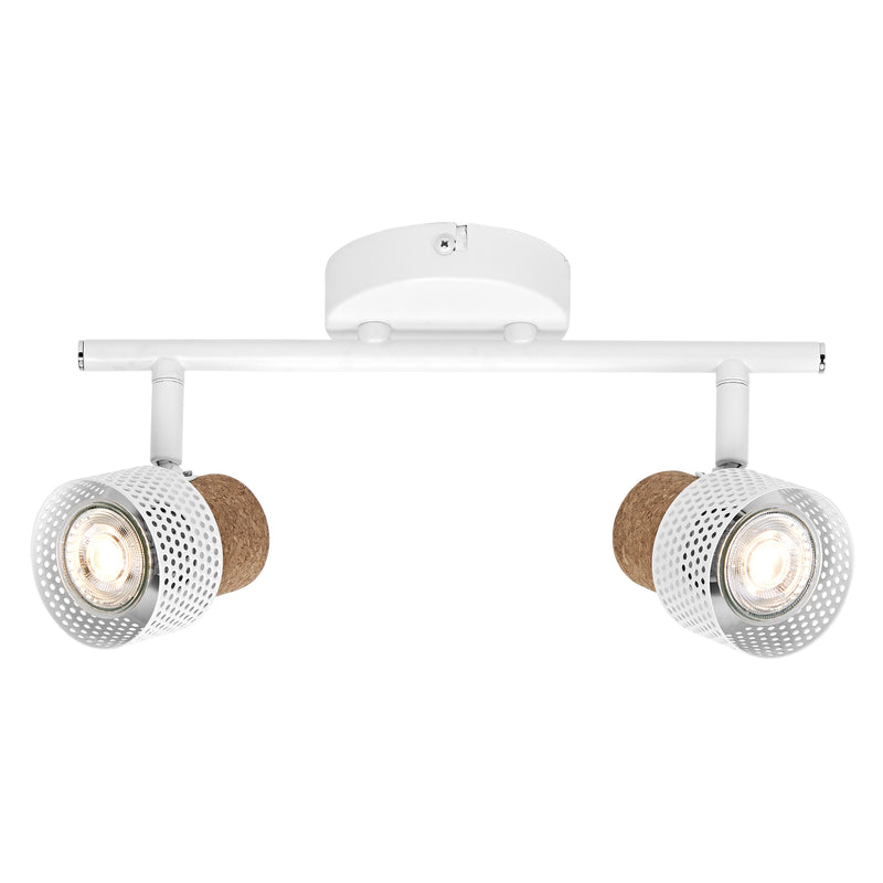 6.8W, 460lm, Decor Spot Cork DIM, 2xGU10, 2700K, IP20, IK03, 100x338mm, Osram LED Spotlight