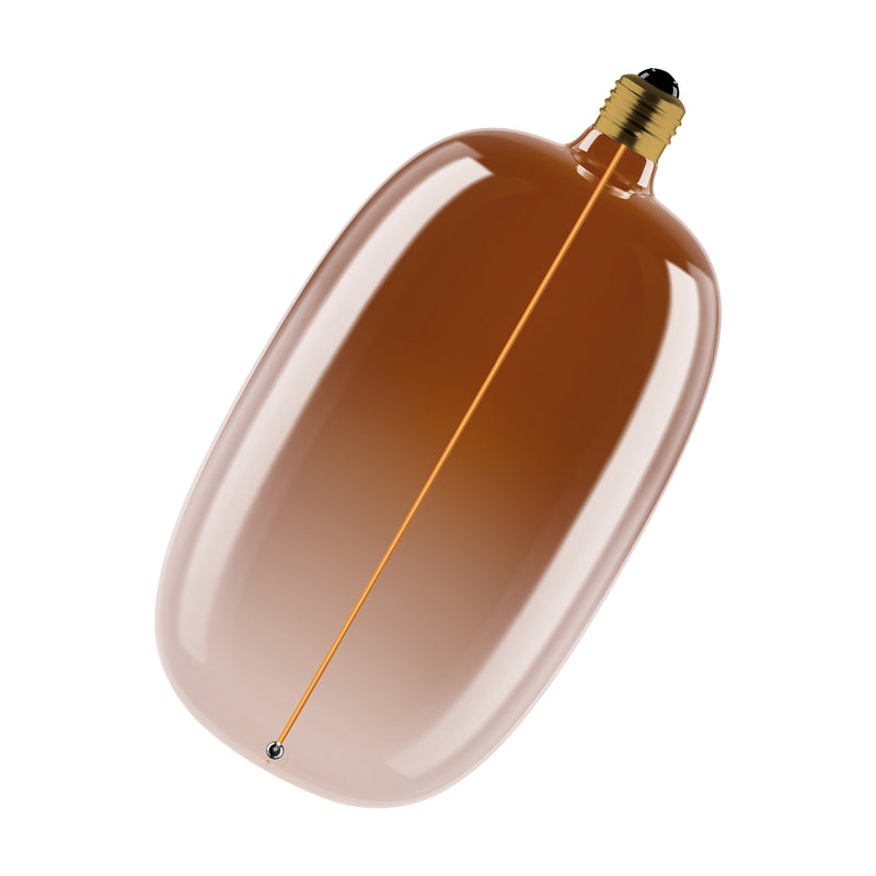 4.8W, 200lm, Vintage 1906 Eclipse Oval Magnetic Filament Tea Brown DIM, E27, 1800K, 145x280mm, LED Sisustuslamppu Osram