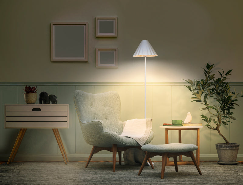 Decor Pulp Bodenleuchte DIM WHITE, E27, IP20, 310x1505mm, Dekorative Stehleuchte Osram