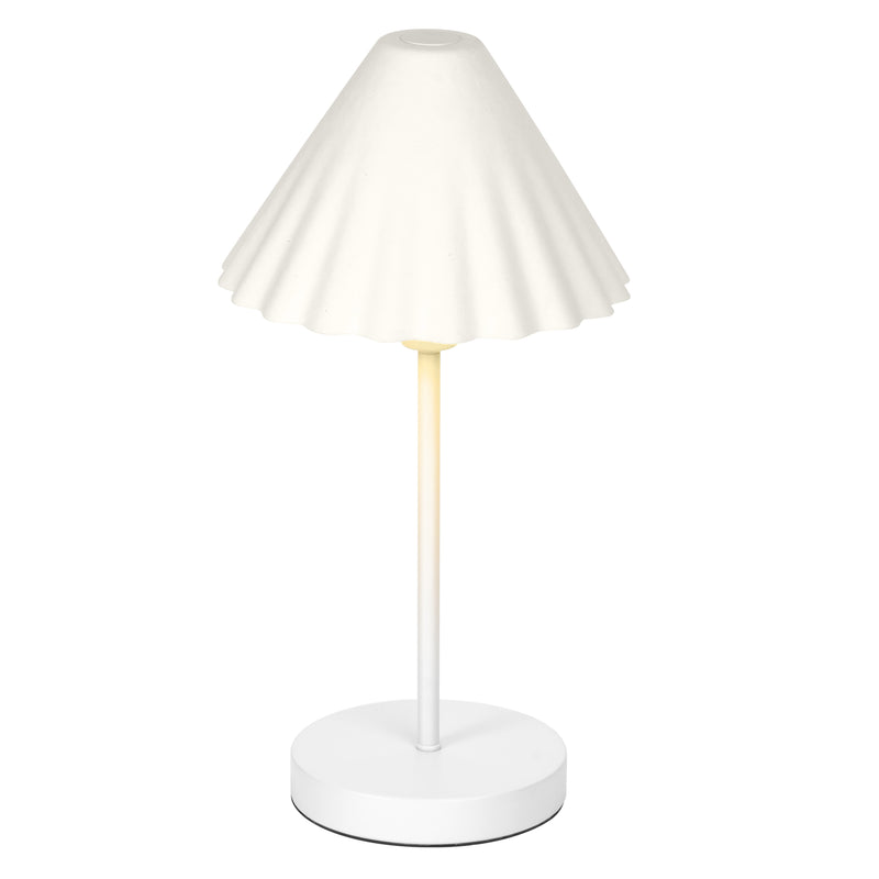 Decor Pulp Table WHITE, E14, IP20, 218x415mm, Sisustuksellinen pöytävalaisin Osram