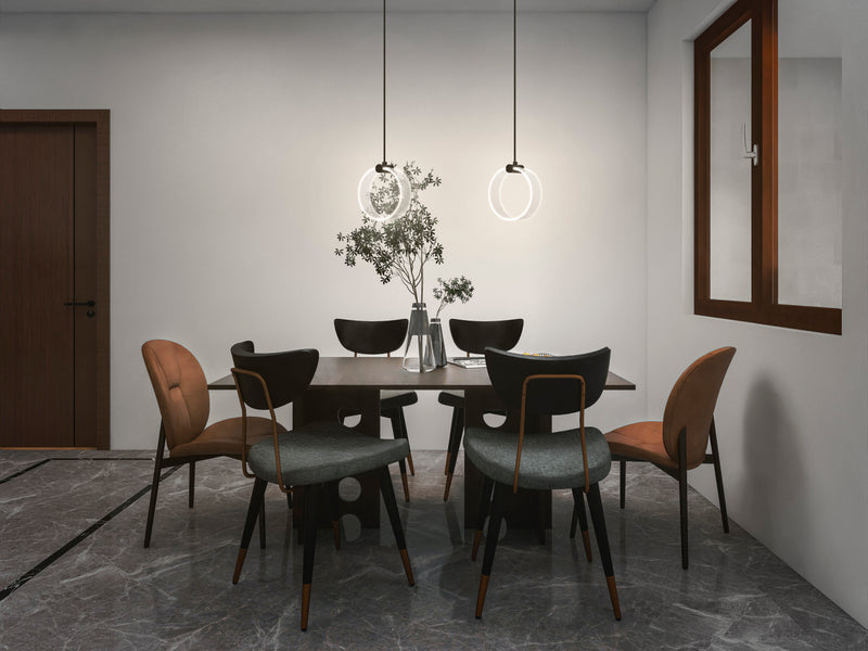 8W, 370lm, Decor Circle 1xPendant PL Click CCT, 3000K/4200K/6500K, IP20, 150x1210mm, Dekorative LED-Deckenleuchte Osram