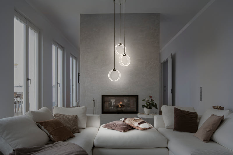 20W, 1300lm, Decor Circle 3xPendant PL Click CCT, 3000K/4200K/6500K, IP20, 200x1210mm, Sisustuksellinen LED Kattovalaisin Osram