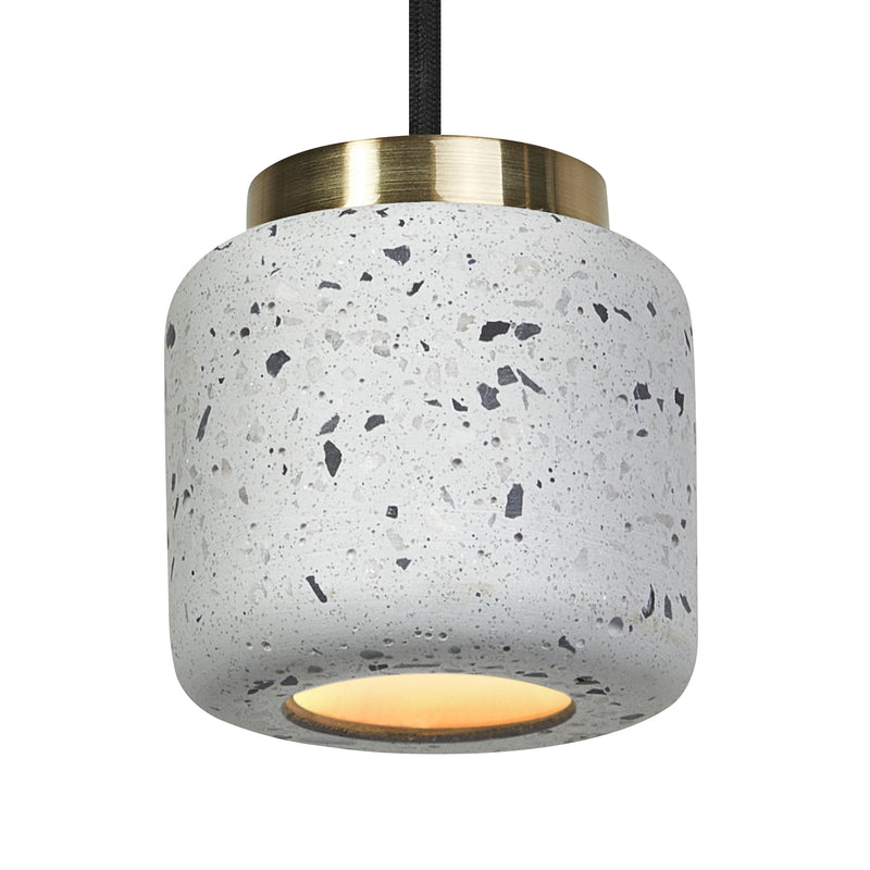 Decor Terrazzo Ball Pendelleuchte WEISS, GU10, IP20, 100x1500mm, Dekorative Deckenleuchte Osram