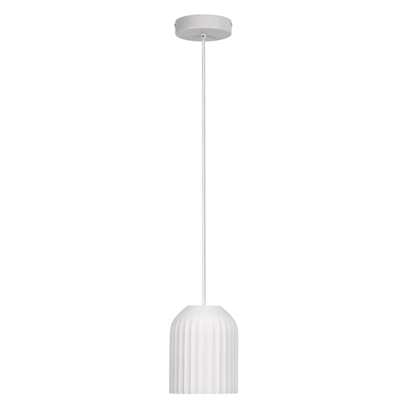 Decor Plaster Routes Pendelleuchte 150 WEISS, E27, IP20, IK03, 150x1200mm, Dekorative Deckenleuchte Osram