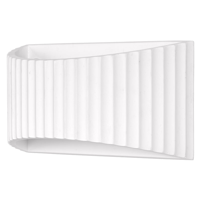 Decor Plaster Band Flat Wall 290 WHITE, E27, IP20, IK03, 118x290mm, Sisustuksellinen seinävalaisin Osram