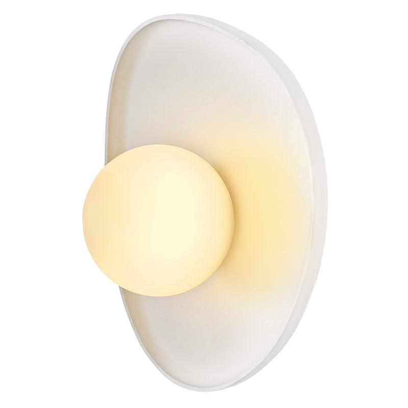 Decor Plaster Nest Wall WHITE, G9, IP20, IK03, 135x260mm, Sisustuksellinen seinävalaisin Osram