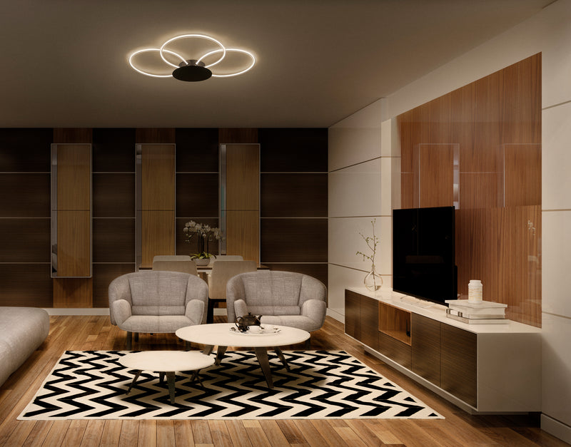 21W, 2400lm, Decor Aura Deckenleuchte, Click DIM, 3000K, IP20, IK03, 615x913mm, LED-Dekorations-Deckenleuchte Osram