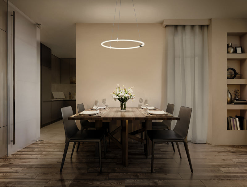 18W, 2000lm, Decor Aura Pendant Click DIM, 3000K, IP20, IK03, 498x700mm, LED Ceiling Light Osram