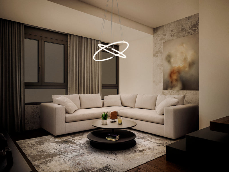 21 W, 2400 lm, Decor Celestio Pendelleuchte Click DIM, 3000 K, IP20, IK03, 456x800 mm, LED-Deckenleuchte Osram