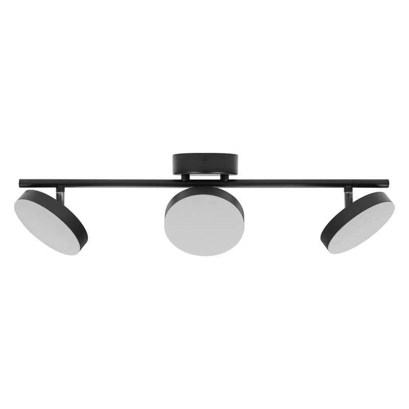 16W, 840lm, Decor Spot Moon 3Spot BLACK, 3000K, IP20, IK03, 120x580mm, Decorative LED Ceiling Light Osram