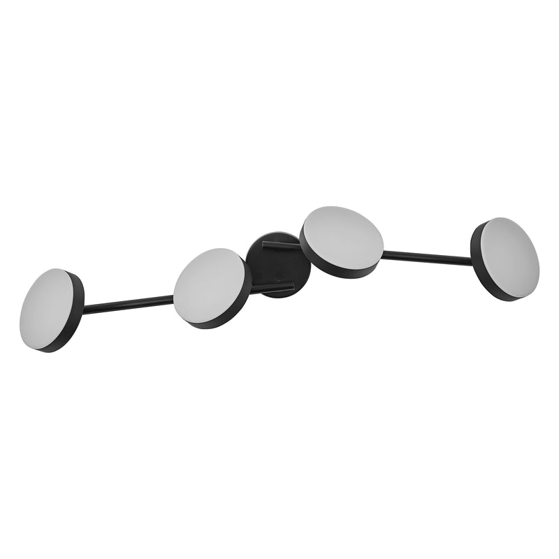 21W, 1120lm, Decor Spot Moon 4Spot SCHWARZ, 3000K, IP20, IK03, 120x810mm, Dekorative LED-Deckenleuchte Osram