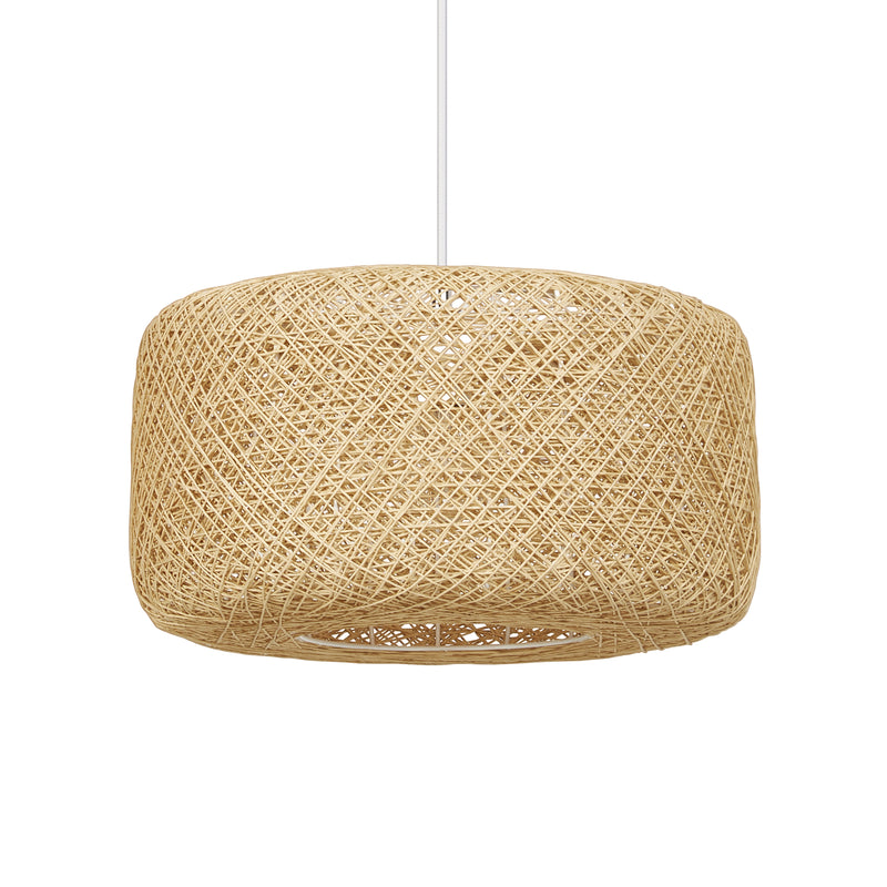 Dekoratives Papier-Ballen-Pendelleuchte BEIGE, E27, IP20, IK03, 400x1500mm, dekorative Deckenleuchte Osram