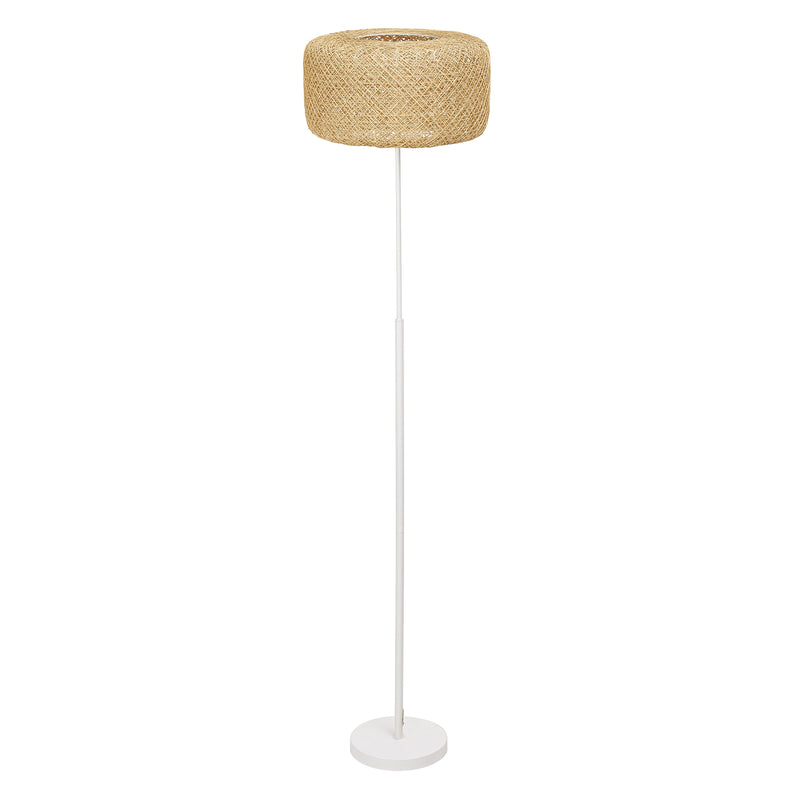 Dekorpapier-Stehleuchte BEIGE, E27, IP20, IK03, 400x1640mm, Dekorative Stehleuchte Osram