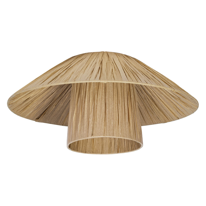 Decor Bamboo Paper Hut Ceiling 400 BROWN, E27, IP20, IK03, 186x400mm, Decorative ceiling lamp Osram