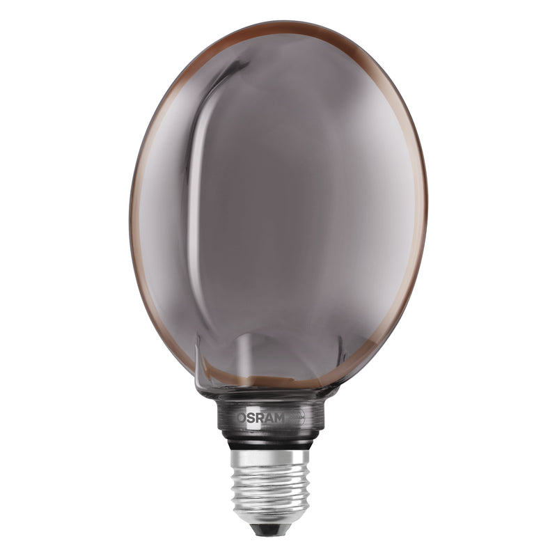 4W, 110lm, Vintage 1906 Globe Filament SMOKE DIM, 1800K, E27, 130x171mm, LED sisustuslamppu Osram