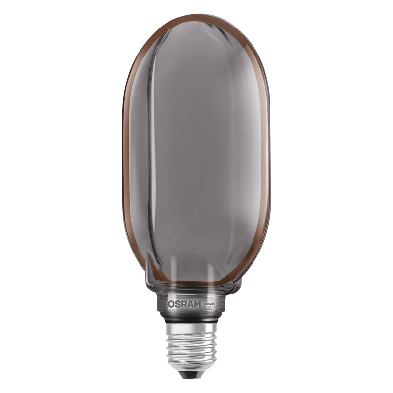 4W, 110lm, Vintage 1906 Globe Filament SMOKE DIM, E27, 1800K, 100x189mm, LED Sisustuslamppu Osram