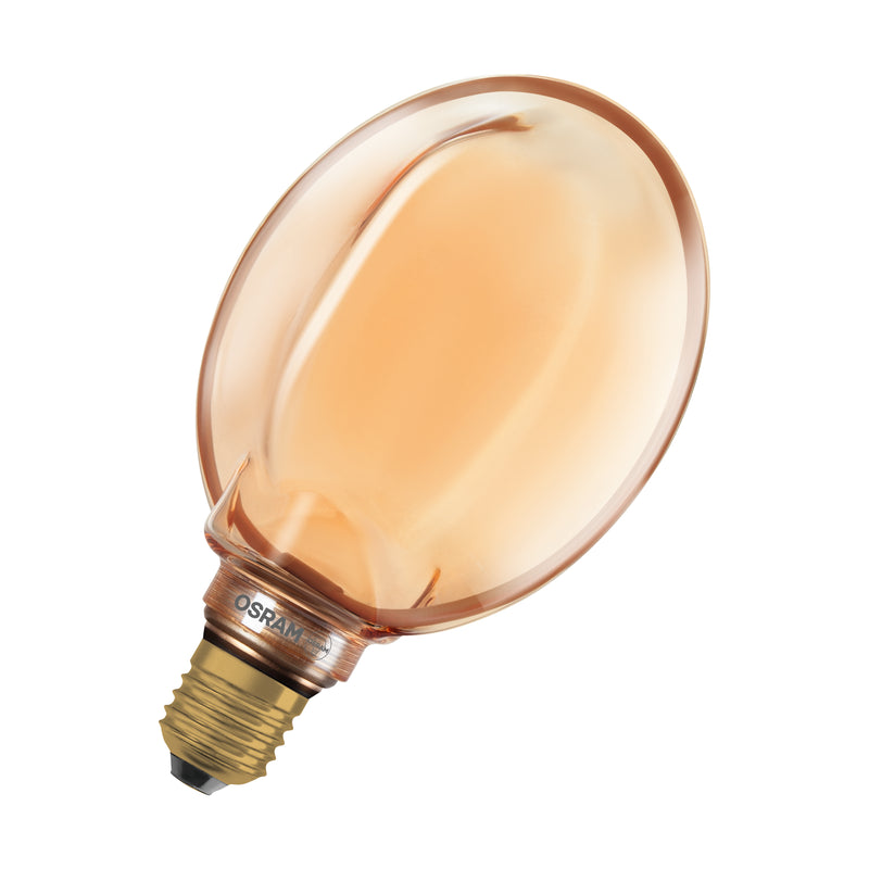 4W, 220lm, Vintage 1906 Globe Filament GOLD DIM, E27, 1800K, 130x171mm, LED Sisustuslamppu Osram