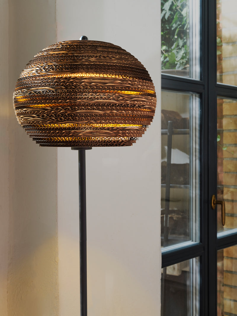 Decor Cardboard Ball Floor BROWN, E27, IP20, 305x1600mm, Sisustuksellinen lattiavalaisin Osram