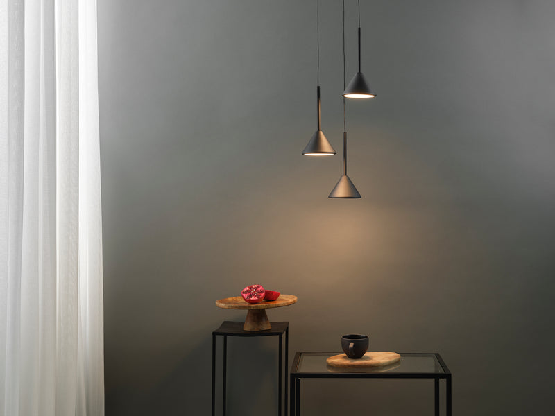 13W, 500lm, Decor Fuji 3XPendant PL BLACK, 3000K, IP20, 290x1500mm, LED Ceiling lamp Osram