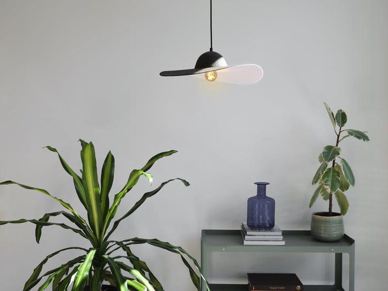 Decor Felt Hat Pendant DARK GRAY, E27, IP20, IK03, 500x1500mm, Sisustuksellinen kattovalaisin Osram