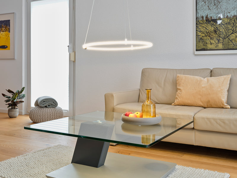 18W, 2000lm, Decor Aura Pendant Click DIM, 3000K, IP20, IK03, 498x700mm, LED Ceiling Light Osram