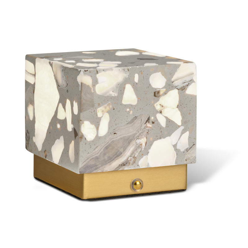 2W, 40lm, Decor Gleam Table Touch CCT DIM WEISS, 2700K/3300K/4500K, IP20, 100x97mm, Dekorative LED-Tischleuchte Osram