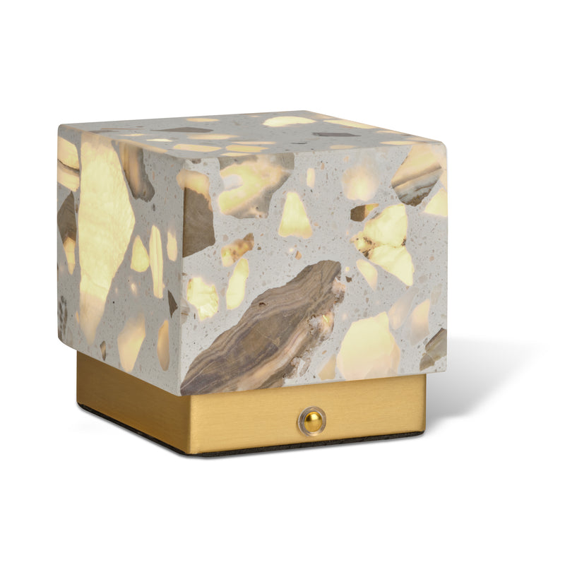 2W, 40lm, Decor Gleam Table Touch CCT DIM WEISS, 2700K/3300K/4500K, IP20, 100x97mm, Dekorative LED-Tischleuchte Osram