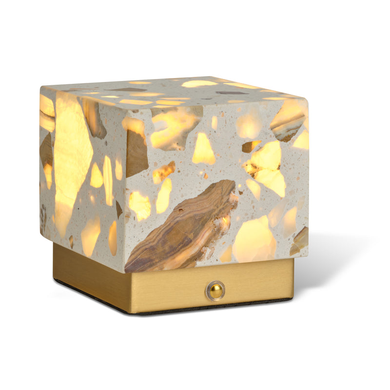 2W, 40lm, Decor Gleam Table Touch CCT DIM WEISS, 2700K/3300K/4500K, IP20, 100x97mm, Dekorative LED-Tischleuchte Osram