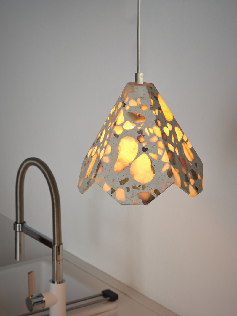 Decor Gleam Pendant Flower WHITE, E27, IP20, 262x1500mm, Sisustuksellinen kattovalaisin Osram
