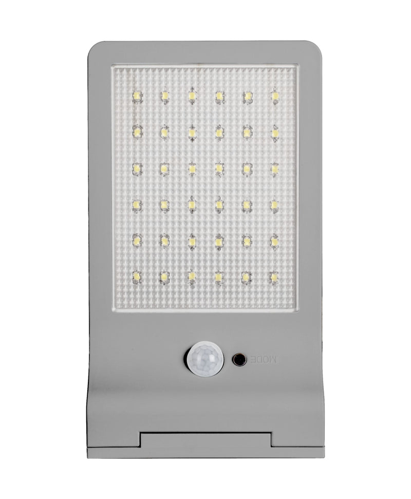 3W, 320lm, DoorLED Solar Sensor, 4000K, IP44, 110x192mm, Osram LED-Außenwandleuchte mit Solarzelle