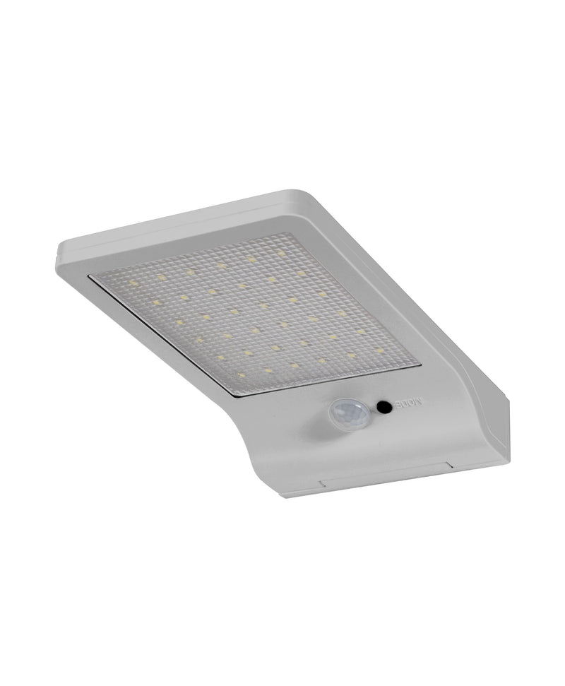 3W, 320lm, DoorLED Solar Sensor, 4000K, IP44, 110x192mm, Osram LED-Außenwandleuchte mit Solarzelle