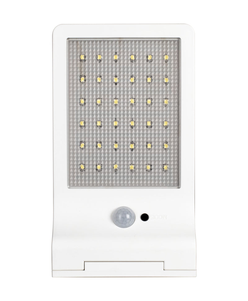 3W, 320lm, DoorLED Solar Sensor, 4000K, IP44, 110x192mm, Osram LED-Außenwandleuchte mit Solarzelle