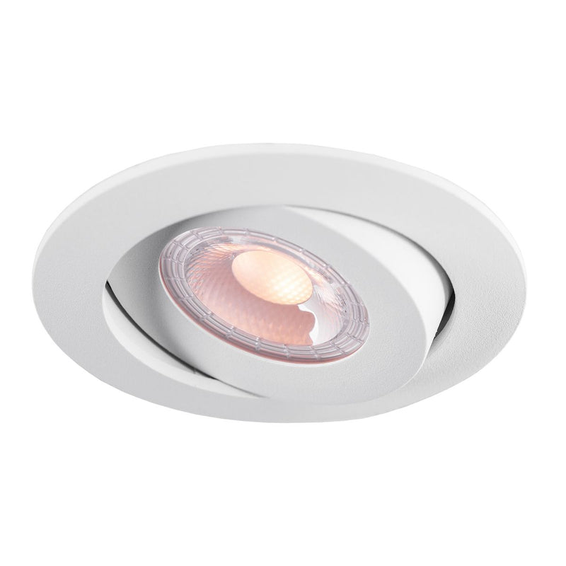 5W, 400lm, LED Slim Downlight, IP44, IK04, 3000K/4000K/5700K, DIM, CCT, 70-75mm, White LED Downlight Thorgeon