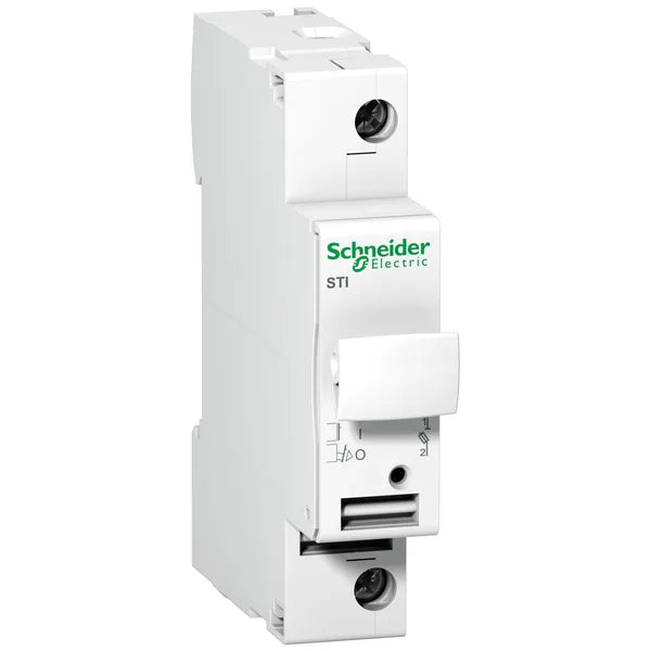 Schneider Acti9 STI 1-napainen 25 A sulake-kytkin (10,3 × 38 mm)