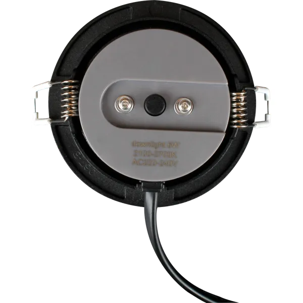 6W, 427lm, Halux Slim Downlight, Dim to Warm, 2100-2700K, IP44, IK04, 31x85mm, Musta LED alasvalo Thorgeon