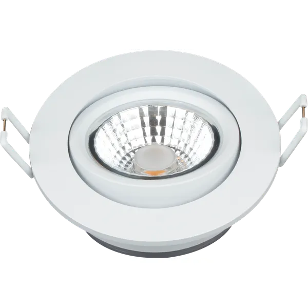6W, 461lm, Halux LED Slim Downlight, DIM, CCT, 2700K/3000K, IP44, IK04, 31x85mm, White LED Downlight Thorgeon