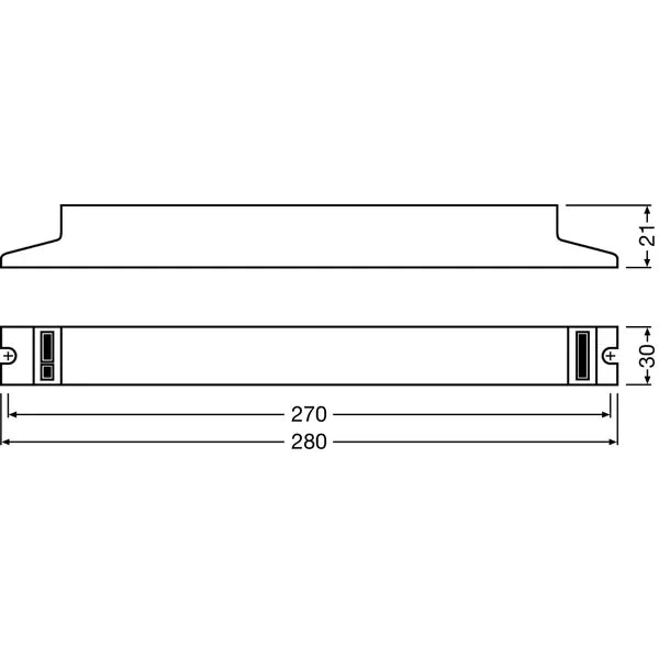Tridonic 1x14-35W/220-240V Elektroninen liitäntälaite
