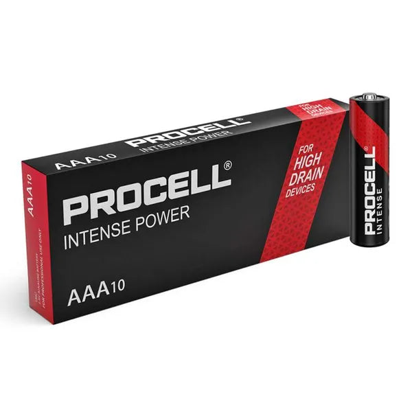 Procell Intense AAA (LR03) alkaliparisto – 10 kpl tukkupakkaus