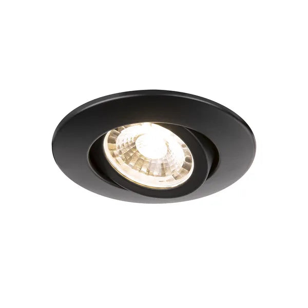 6W, 480lm, EASY-INSTALL Slim LED, IP44, 4000K, DIM, 39x87mm, Musta LED alasvalo SLV