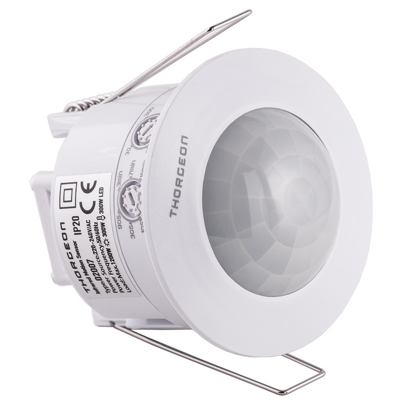 Unterputz-PIR-Bewegungsmelder 6m MAX 800W IP20 Thorgeon
