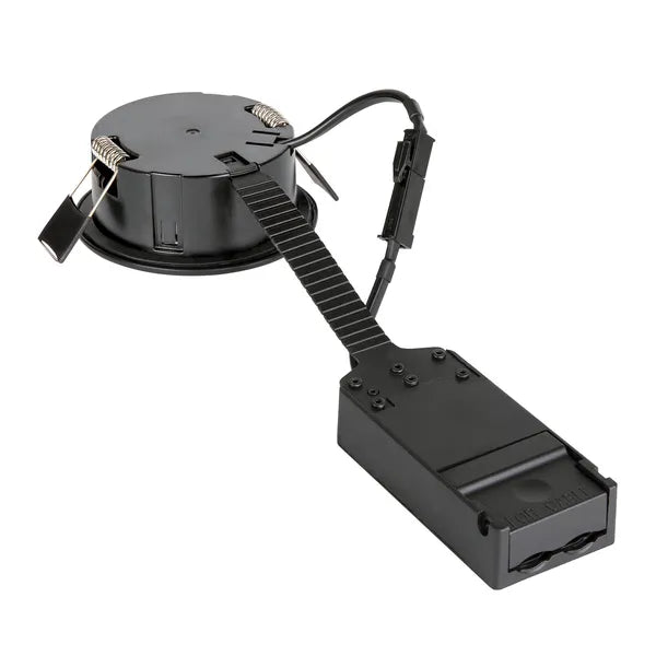 6W, 480lm, EASY-INSTALL Slim LED, IP44, 4000K, DIM, 39x87mm, Musta LED alasvalo SLV