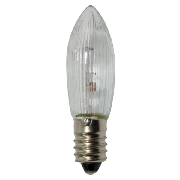 14V, 3W, 12lm, C6, E10, 2100K, 13x44mm, 3kpl kynttilälamppuja kynttelikköön Patron