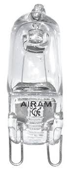 Airam Halogenlampe G9 42W 625lm 2800K 2 Stk. – 13x42mm