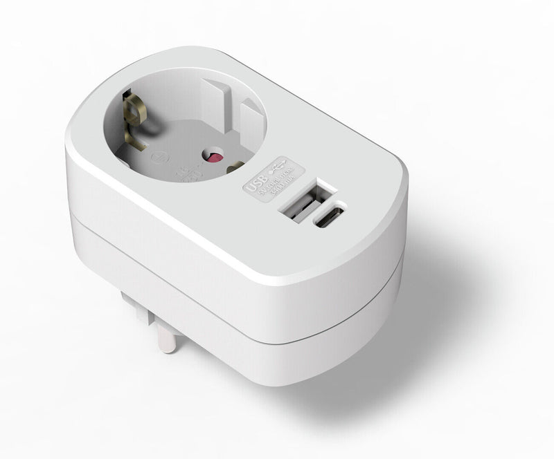 Tupla USB-pistoke 1x USB 1x USB C
