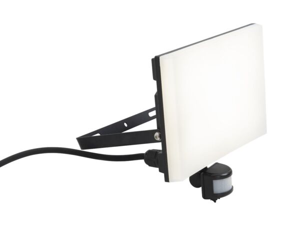 50W, 4000lm, AirFlood IP44, 4000K, IK08, Schwarz PIR-LED-Flutlicht Airam 